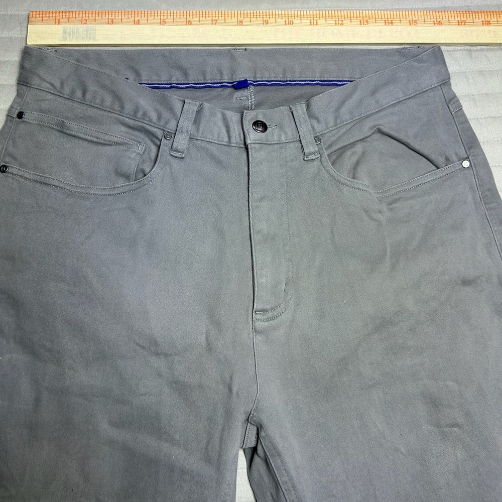 FJ FootJoy Mens Straight Leg 5-Pocket Pants Grey Cotton Blend Size‎ 33x32 - Picture 6 of 13